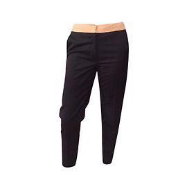 Sandro Cigarette trousers Black Beige