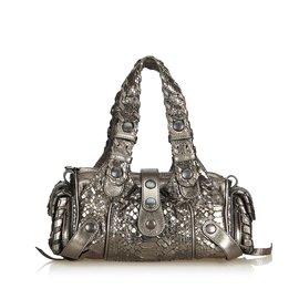 Chloé Python Silverado Altro Grigio
