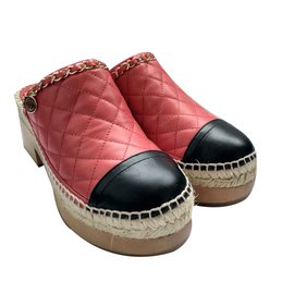 Chanel-Chanel mules-Red