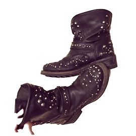 Botas Ash de piel negra 37 Negro