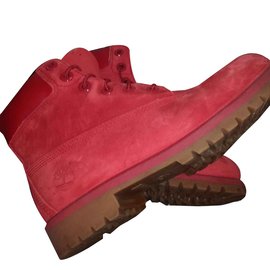 Timberland-boots-Dark red
