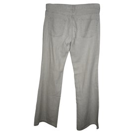 French Connection-Stone coloured trousers-Cream