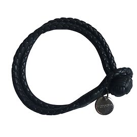 Bottega Veneta Braided Leather Mixed Gender Black