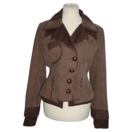 Sportmax Giacca in pelle Marrone Cognac