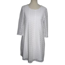 Diane Von Furstenberg-DvF Martina shift dress-Bianco