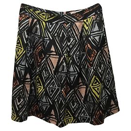 Jupe à motifs Clements Ribeiro Multicolore