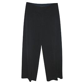 Pantaloni a gamba larga Donna Karan blu scuro Blu scuro