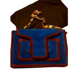 Pierre Hardy-Handtasche mit Schulterriemen-Marineblau
