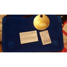Pierre Hardy-handbag with shoulder strap-Navy blue