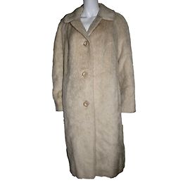 Autre Marque Abrigo de mohair ORMDALE color eggshell Blanco roto