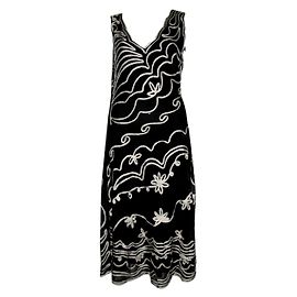 Autre Marque Black and white dress Black White