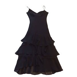 Armand Ventilo Silk Dress Black Black