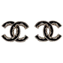 Chanel GRANDE SMALTO NERO CC D'oro