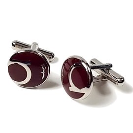 Salvatore Ferragamo-Cufflinks-Dark red