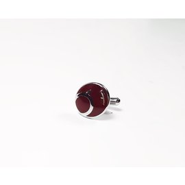 Salvatore Ferragamo-Cufflinks-Dark red