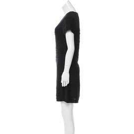 Diane Von Furstenberg-DvF Noelle vestido talla P-Negro
