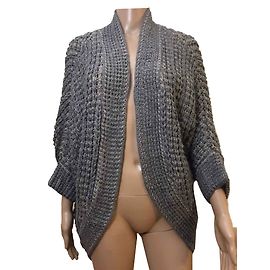 Autre Marque Grey Wool and Acrylic Knitwear S Grey