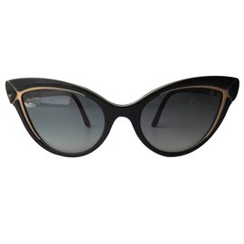 Bulgari-BV8156B C54 53528G Cat Eye Sunglasses-Preto