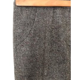 Zapa-Straight trousers-Brown