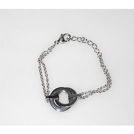 Cerruti 1881 Pulseiras Preto Prata