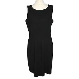 Hobbs Black Wool Dress Black