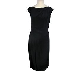 Robe en soie noire Lk Bennett Noir