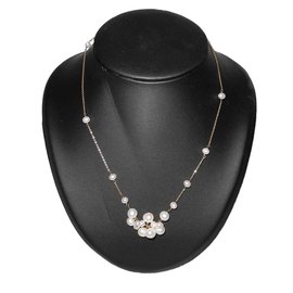 Autre Marque-Misaki stunning white cultured pearl necklace new label-White