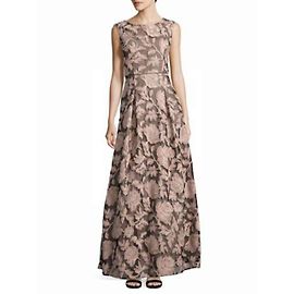 Karl Lagerfeld Vestido de renda floral Preto Prata Rosa