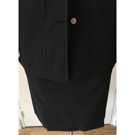 Prada-Falda elegante-Negro