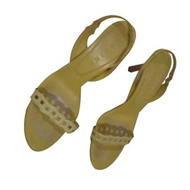 Céline-sandals-Yellow