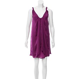 Diane Von Furstenberg Pepet Minikleid Fuchsia Fuschia