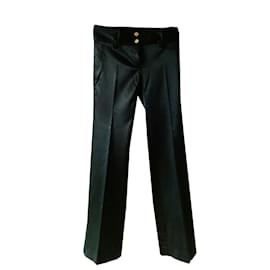 Dolce & Gabbana-Pants  in satin stretch.-Black