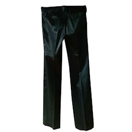 Dolce & Gabbana-Pants  in satin stretch.-Black
