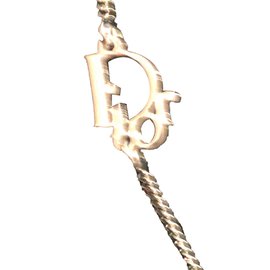 Dior-Anhänger-Halskette-Silber,Aus weiß