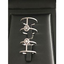Messika DOUBLE PAVÉ DIAMOND RING White