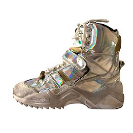 Maison Martin Margiela Sapatilhas novas do ajuste retro Prata
