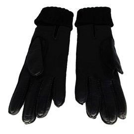 Hermès-Gloves-Black