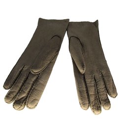 Hermès-Gloves-Beige
