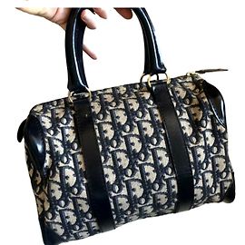Christian Dior Borsa Trotter Boston Blu