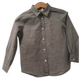 Bonpoint-Bonpoint boy shirt-Black,White