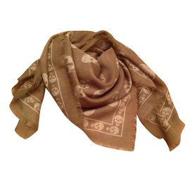 Alexander Mcqueen-Scarves-Khaki