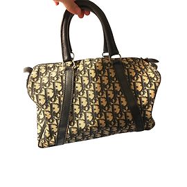Dior Boston Bege Azul marinho