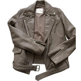 Maje Biker jackets Grey