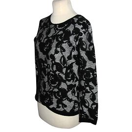 Escada Jersey de mezcla de angora Negro Gris