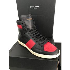 Saint Laurent-sneakers alte  saint  laurent new-Black,Light blue