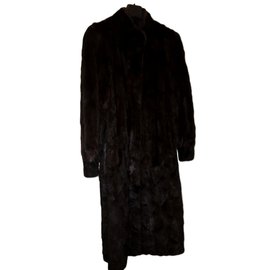 Autre Marque-Coat of Mink-Dark brown