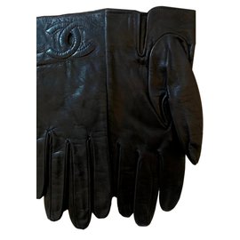 Chanel-Handschuhe-Dunkelblau