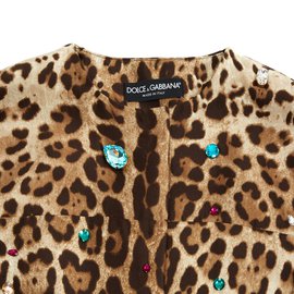 Dolce & Gabbana-JEWEL LEOPARD FR36/38-Brown