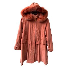 Jean Louis Scherrer Coats, Outerwear Peach
