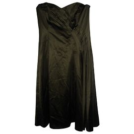 Strapless Coast cocktail dress Khaki Olive green